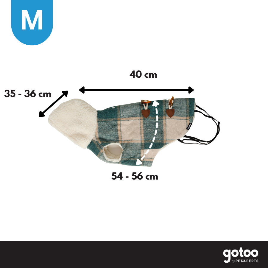 Gotoo Casaco Tartan com Capuz para c&atilde;es, , large Imagem n&uacute;mero 4