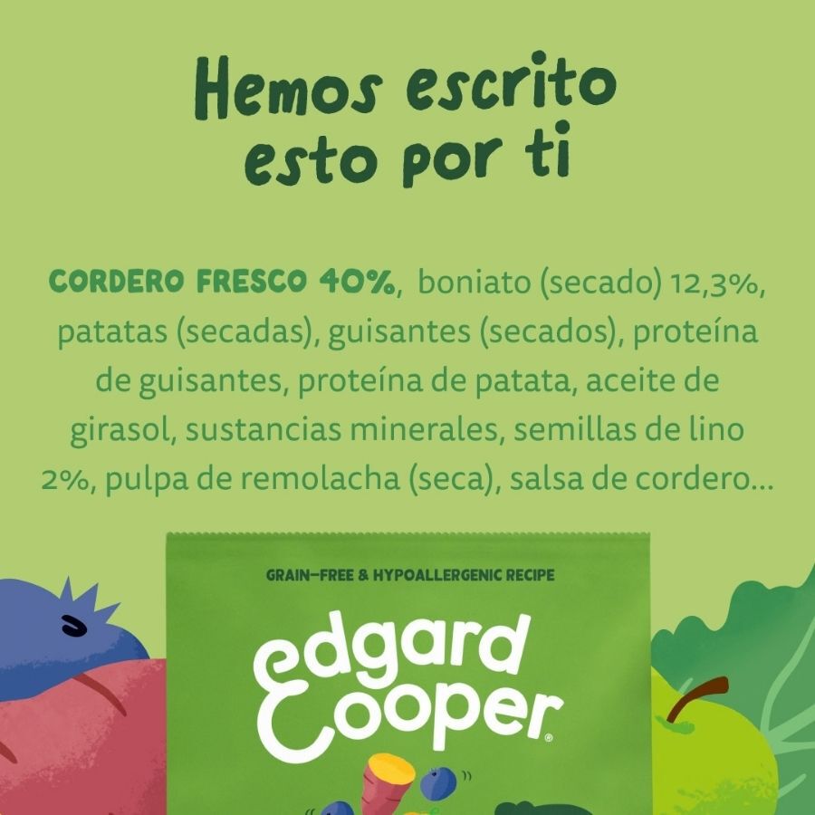 12 kg Edgard & Cooper Adult Borrego ra&ccedil;&atilde;o para c&atilde;es, , large Imagem n&uacute;mero 4