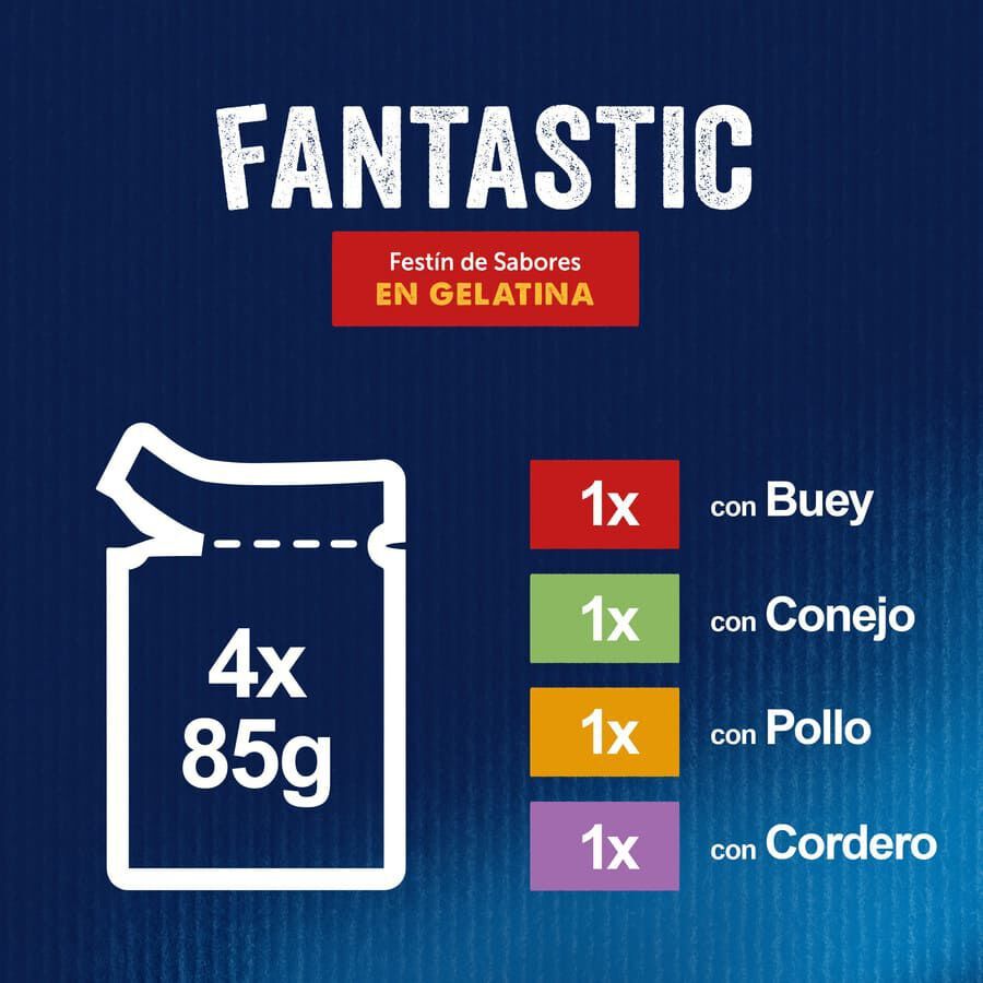 4 saquetas x 85 g Felix Sele&ccedil;&atilde;o de carnes em gelatina - Multipack, , large Imagem n&uacute;mero 4