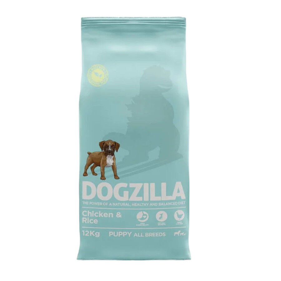 12 kg Dogzilla Puppy Frango e Arroz ra&ccedil;&atilde;o, , large Imagem n&uacute;mero 1
