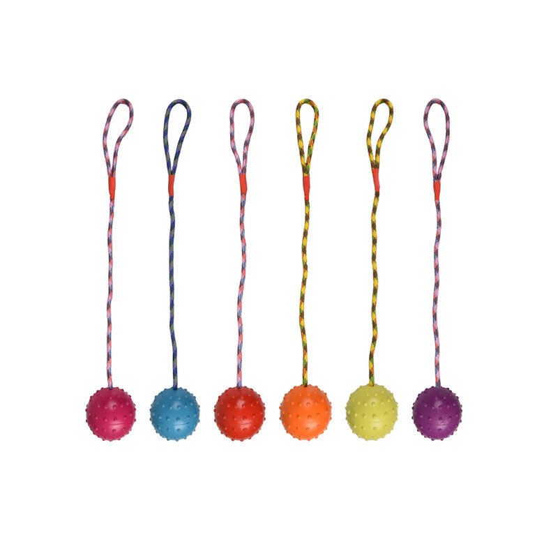 Flamingo Bola com corda para cães,  Imagem número 1 Flamingo Bola com corda para cães, , large Imagem número 1