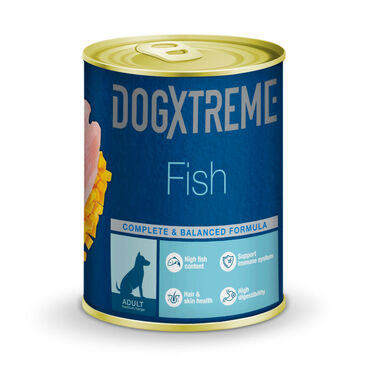 Dogxtreme Adult peixe com Abóbora lata para cães