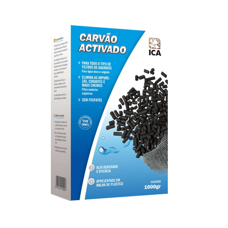 Ica Carvão ativado para filtros de aquário,  Imagem número 1 Ica Carvão ativado para filtros de aquário, , large Imagem número 1