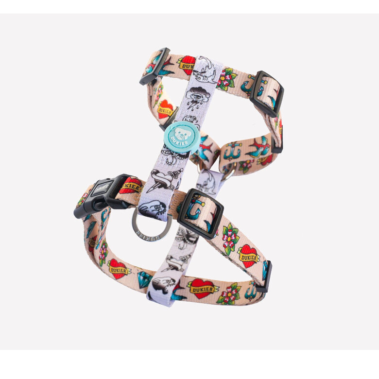 Dukier Clássico Peitoral com Estampado de Tatuagem para cães ,  Imagem número 1 Dukier Clássico Peitoral com Estampado de Tatuagem para cães , , large Imagem número 1