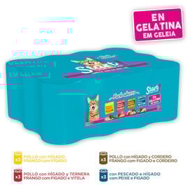 Start Multipack de Carne e Peixe em Gelatina para Gatos