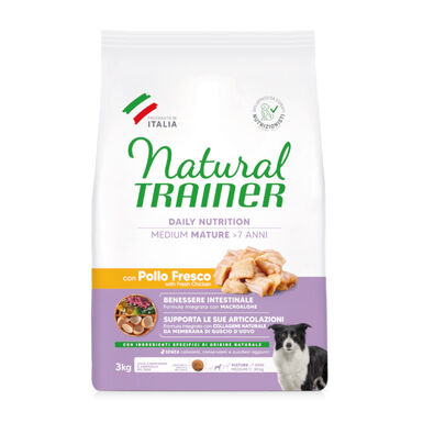 Natural Trainer Madure Medium Frango ração para cães