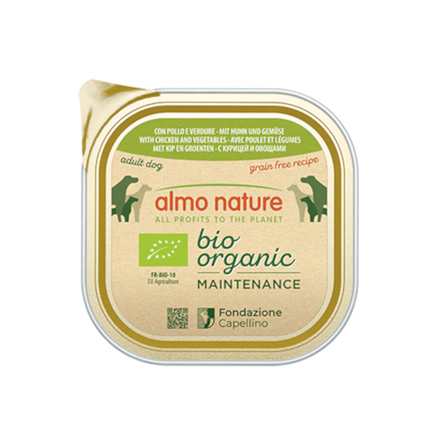 300 g  Almo Nature Bio Organic Maintenance Frango e Vegetais Ra&ccedil;&atilde;o para C&atilde;es, , large Imagem n&uacute;mero 1
