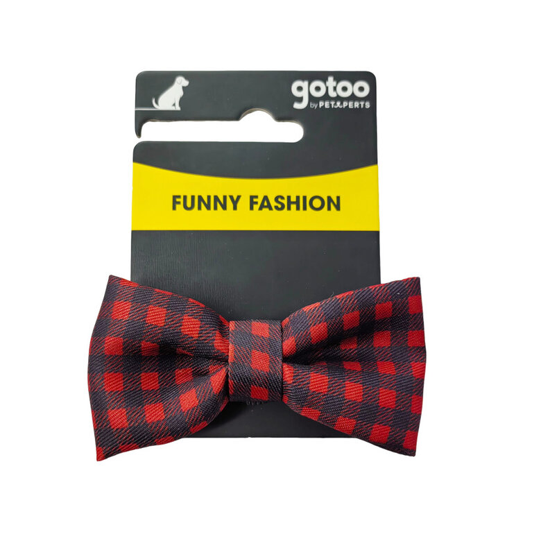 Gotoo Laço de padrão tartan para cães,  Imagem número 4 Gotoo Laço de padrão tartan para cães, , large Imagem número 4