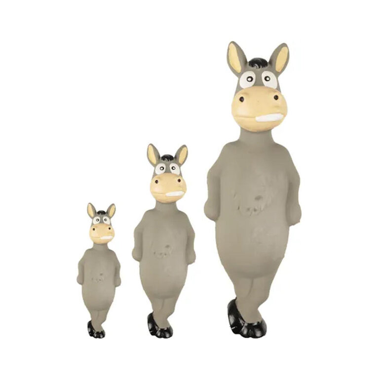 Flamingo Squeaky Burro Cinza Brinquedo para cães,  Imagem número 1 Flamingo Squeaky Burro Cinza Brinquedo para cães, , large Imagem número 1