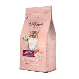 happyOne Premium ração de carne fresca de aves com arroz para gatinhos