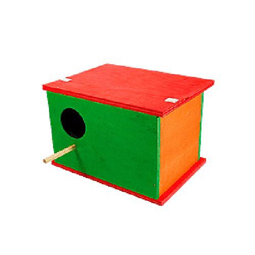 Nayeco nido multicolor para cotorras Imagem n&uacute;mero 1