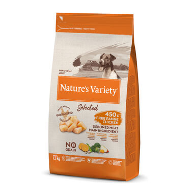 Nature's Variety Adult Mini Selected Frango ração para cães