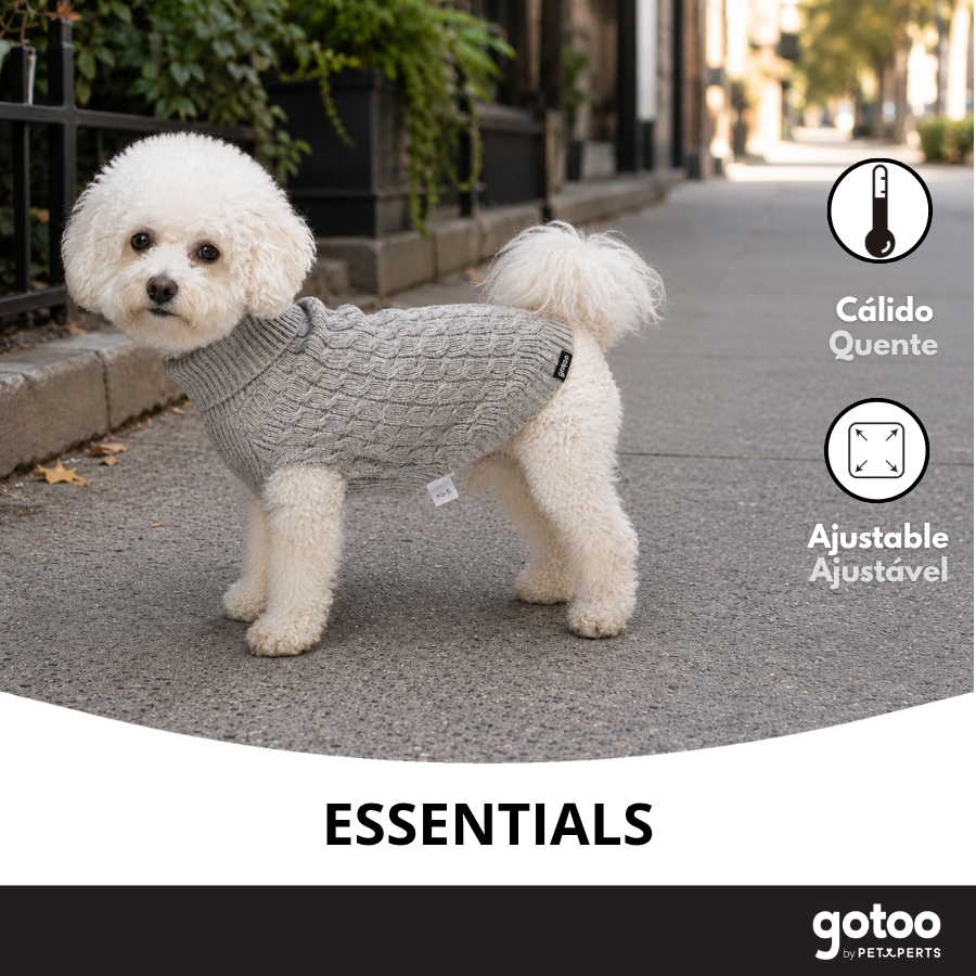 Gotoo Camisola de Malha Cinzenta para c&atilde;es, , large Imagem n&uacute;mero 6