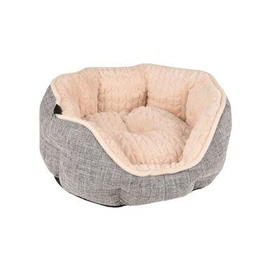 Flamingo Zupo Octagonal Cinzenta cama alcofa para cães e gatos