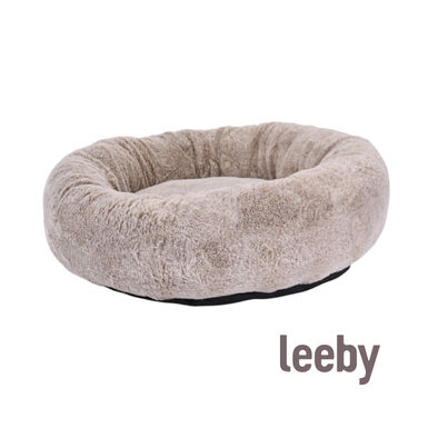Leeby Cama antistress bege para cães