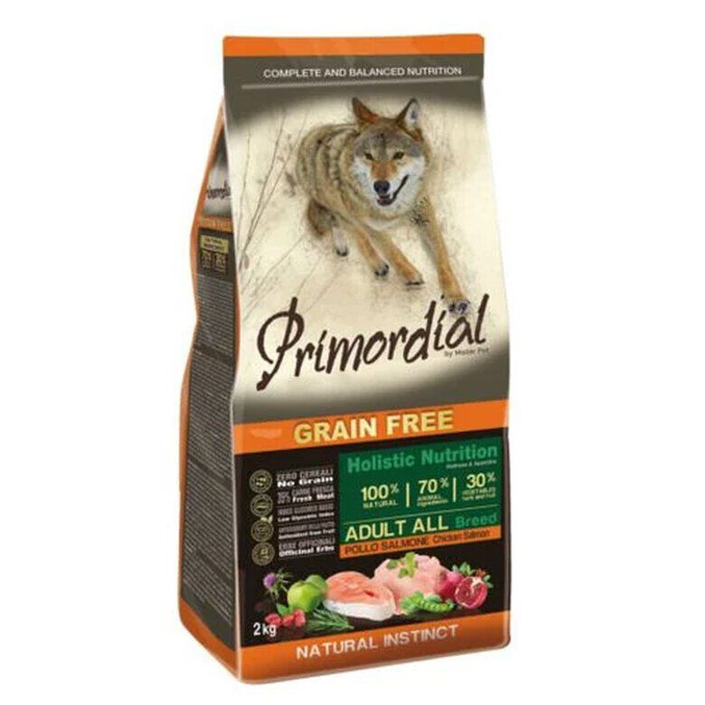 Primordial Adult Grain Free Pollo y Salm&oacute;n pienso para perros Imagem n&uacute;mero 1