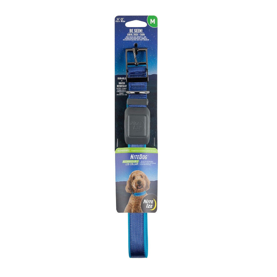 Nite Ize NiteDog Coleira LED Recarreg&aacute;vel azul para c&atilde;es, , large Imagem n&uacute;mero 3