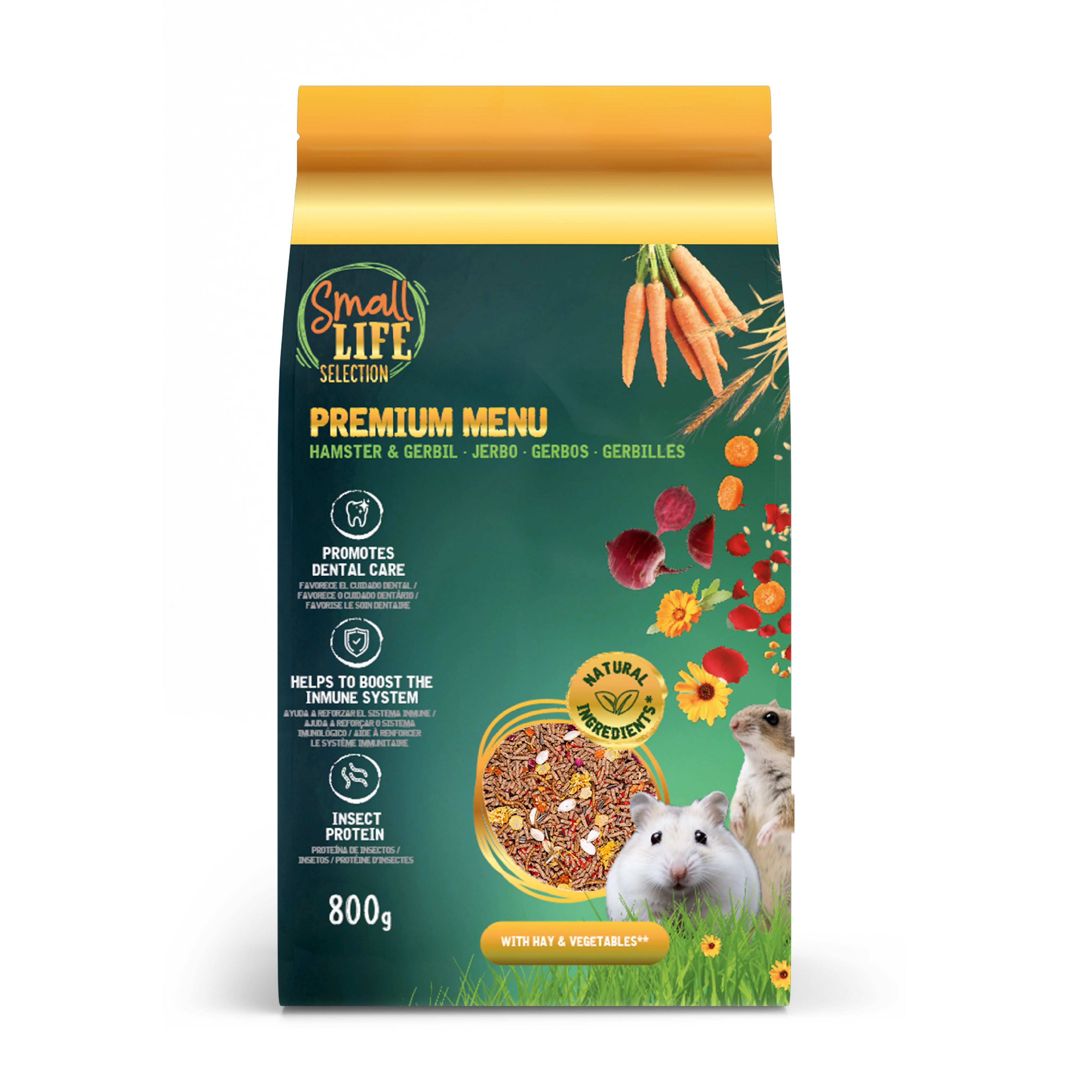 0.8 kg Small Life Premium Men&uacute; Comida para hamster, , large Imagem n&uacute;mero 1