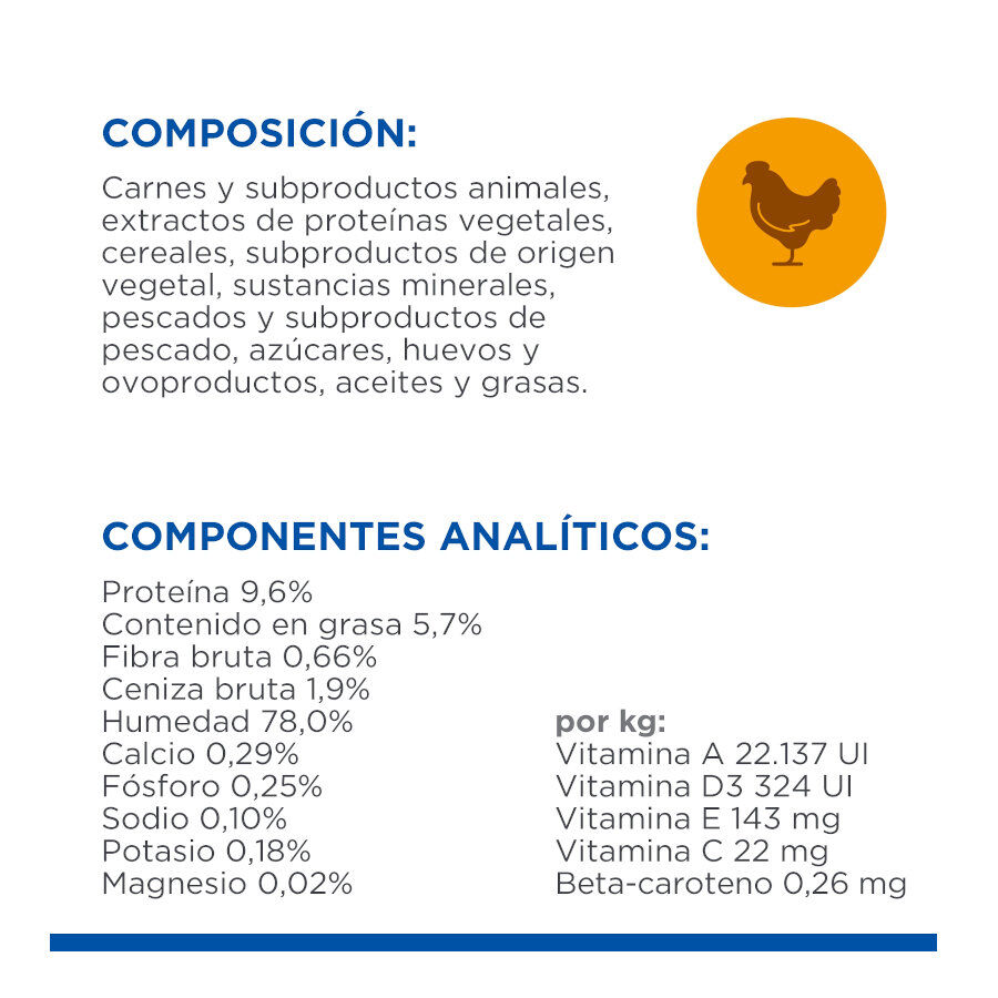 12 saquetas x 85 g Hill's Science Plan Kitten Frango e Peru em Molho Sach&ecirc; para Gatos, , large Imagem n&uacute;mero 5
