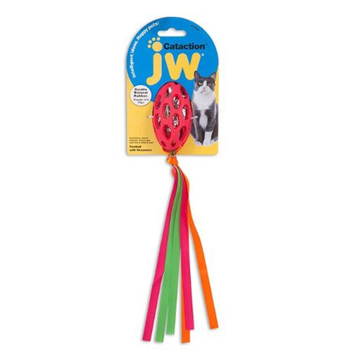 JW Cat pelota con cintas colgantes para gatos Imagem n&uacute;mero 1