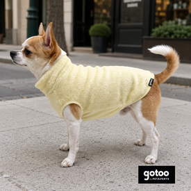Gotoo Camisola Polar Amarela para c&atilde;es