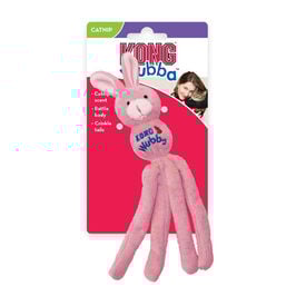 Kong Wubba Bunny peluche de brinquedo cores sortidas para gatos