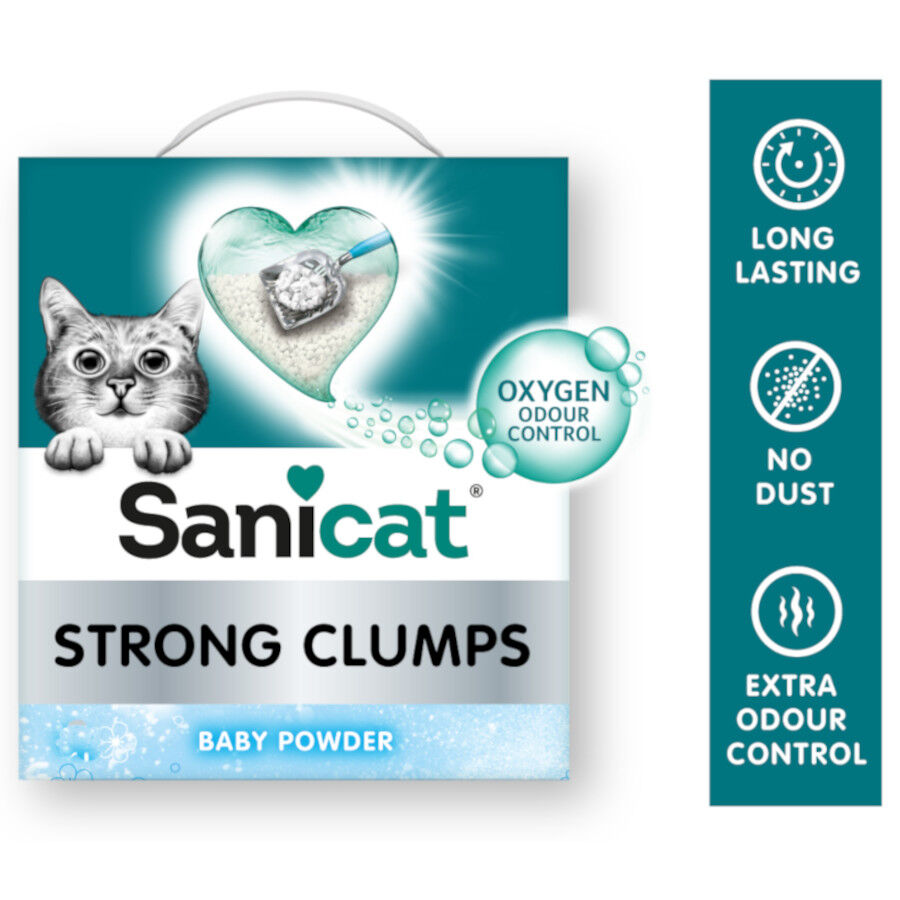 6 L Sanicat Strong Clumps Areia, , large Imagem n&uacute;mero 2