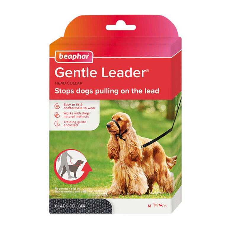 Beaphar Gentle Leader Coleira de treino negra para cães, , large image number null