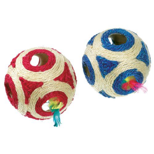 Flamingo Bola de sisal com chocalho para gatos, , large Imagem n&uacute;mero 1