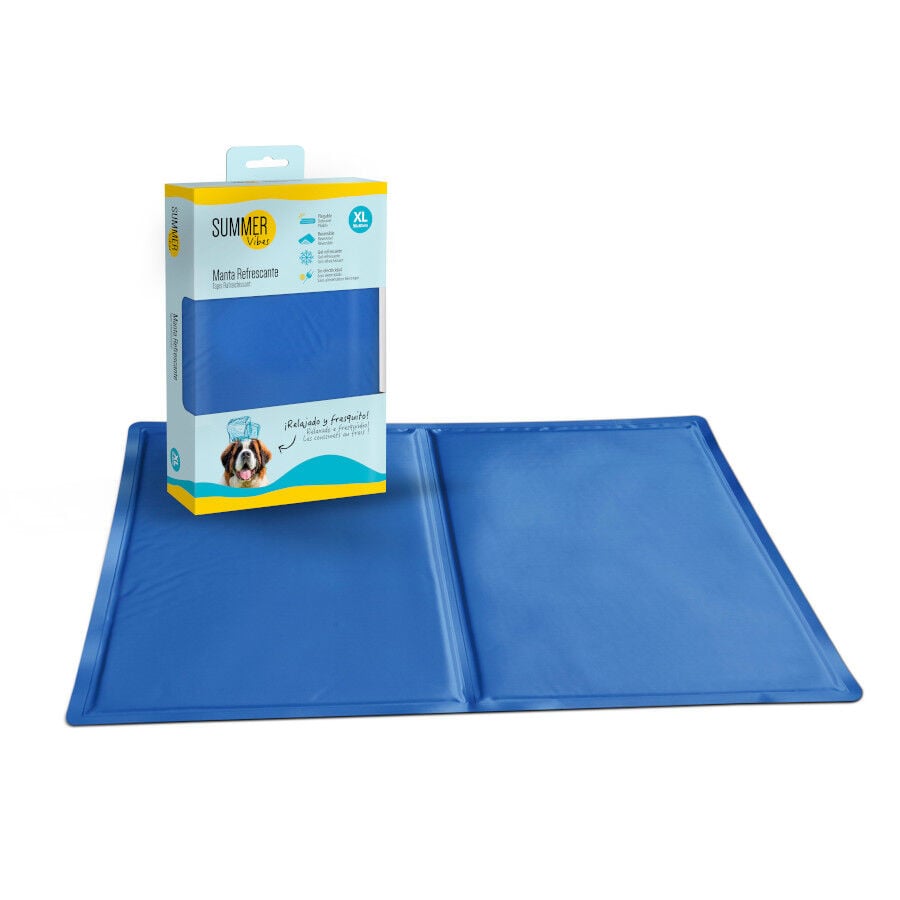 Summer Vibes Manta Refrescante Azul para c&atilde;es, , large Imagem n&uacute;mero 1