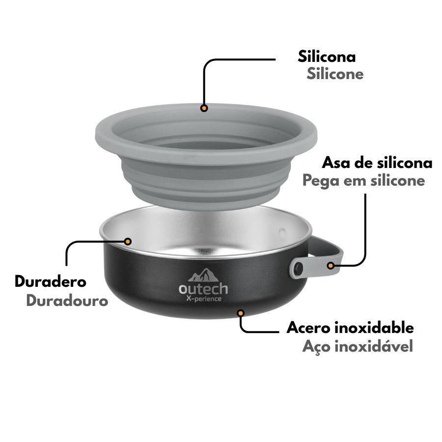 Outech X-perience Comedouro Port&aacute;til para c&atilde;es, , large Imagem n&uacute;mero 4