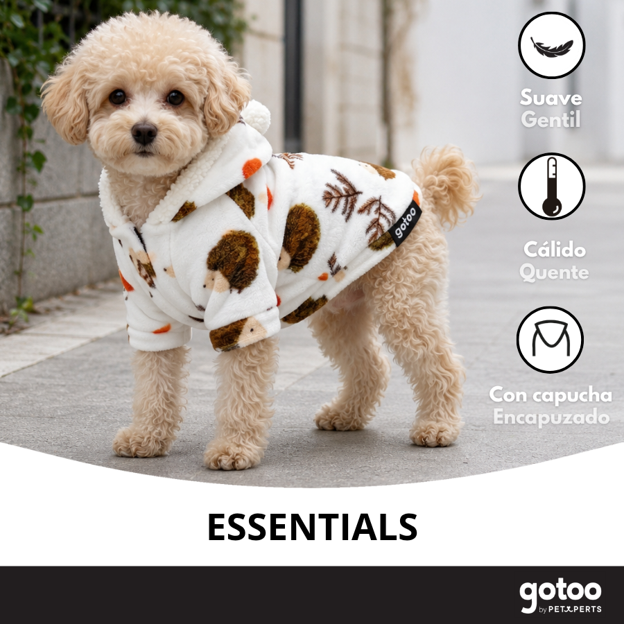 Gotoo Camisola Polar com Padr&atilde;o de Ouri&ccedil;os para c&atilde;es, , large Imagem n&uacute;mero 6