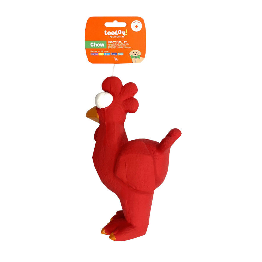 Tootoy! Chew Brinquedo galinha divertida para c&atilde;es, , large Imagem n&uacute;mero 7