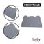 Leeby Tapete Antiderrapante para Comedouro em Forma de Gato Cinzento para c&atilde;es e gatos, , large Indicador imagem n&uacute;mero 3