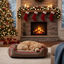 Wonder Christmas Cama Castanha e Vermelha de Natal para Cães, , large Indicador imagem número 3