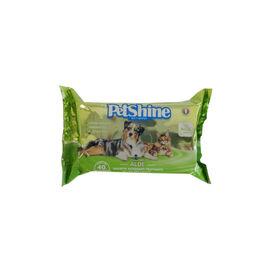 Petshine toalhitas de aloé-vera para cães