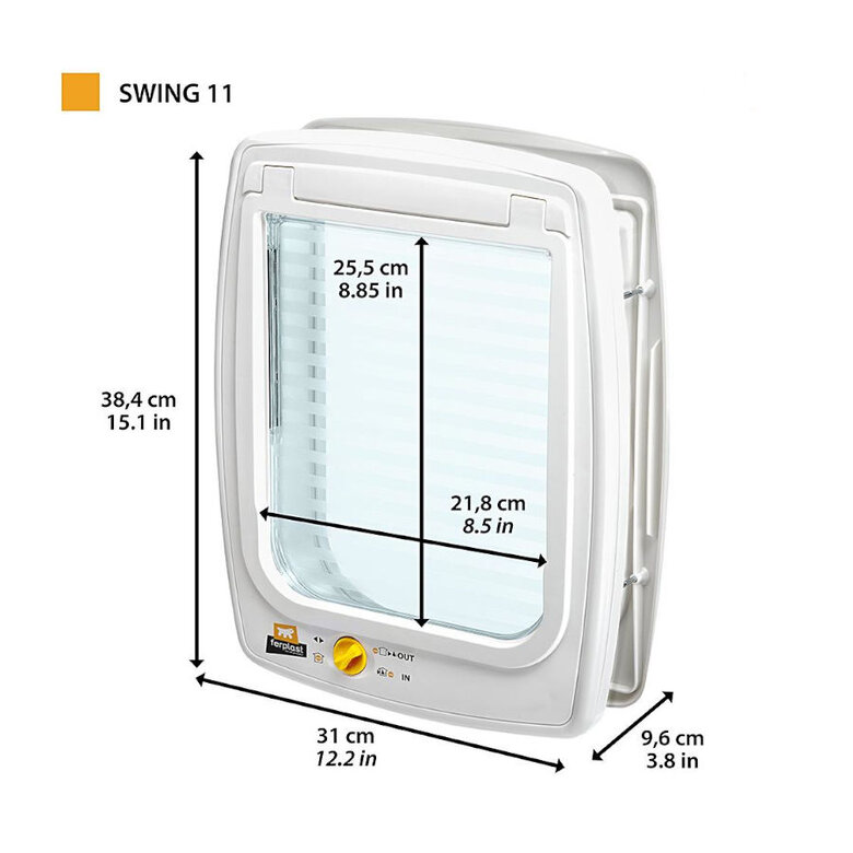 Ferplast Swing 11 porta túnel para cães e gatos,  Imagem número 2 Ferplast Swing 11 porta túnel para cães e gatos, , large Imagem número 2