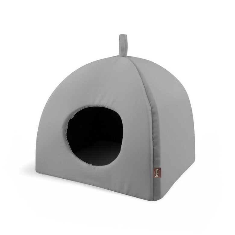 Leeby Igloo antiderrapante cinzento para gatos,  Imagem número 1 Leeby Igloo antiderrapante cinzento para gatos, , large Imagem número 1
