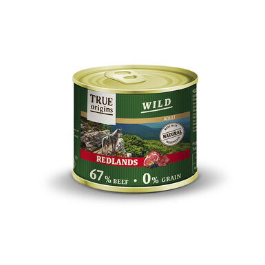 True Origins Wild Redlands Vitela lata para cães