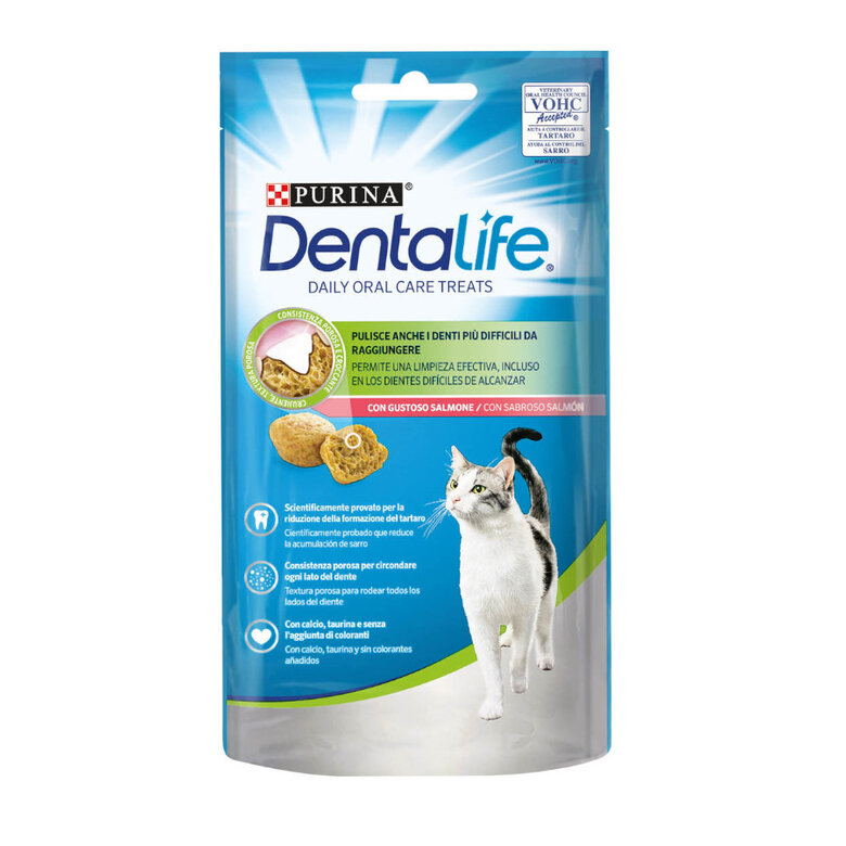 40 g Dentalife Daily Oral Salmão Snacks Dentários para gatos,  Imagem número 2 40 g Dentalife Daily Oral Salmão Snacks Dentários para gatos, , large Imagem número 2