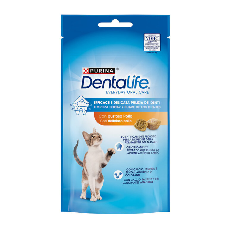 40 g Dentalife Snack Dentários Frango para gatos,  Imagem número 1 40 g Dentalife Snack Dentários Frango para gatos, , large Imagem número 1