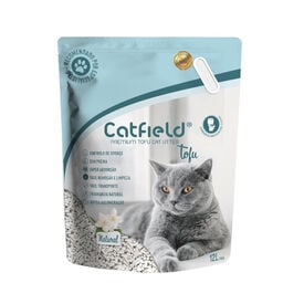 Catfield Tofu Areia Aglomerante Natural para gatos