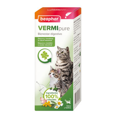 Beaphar Vermi Pure desparasitante líquido para gatos