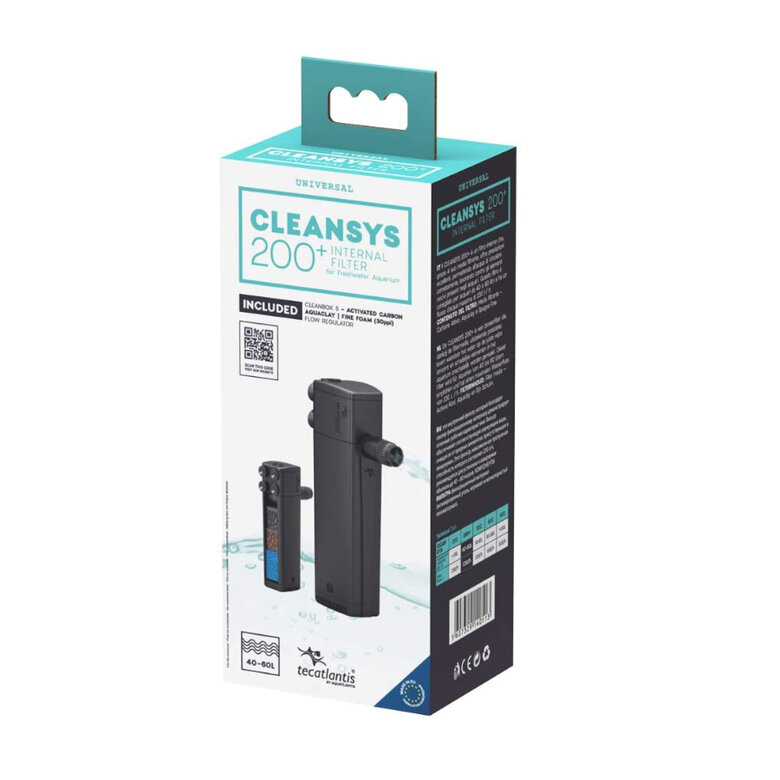 Aquatlantis Cleansys 200+ Filtro interno com 3 fases para aquários,  Imagem número 1 Aquatlantis Cleansys 200+ Filtro interno com 3 fases para aquários, , large Imagem número 1