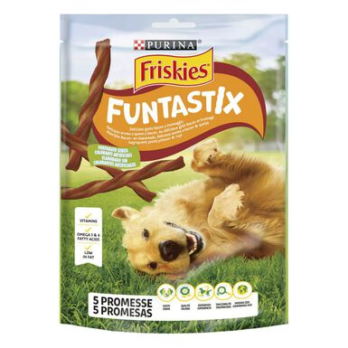 Friskies Funtastix Palitos de Queijo e Bacon para cães