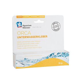 Aquarium Münster Orca silicone preto para aquários