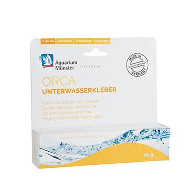 Münster Aquarium Orca silicone preto para aquários