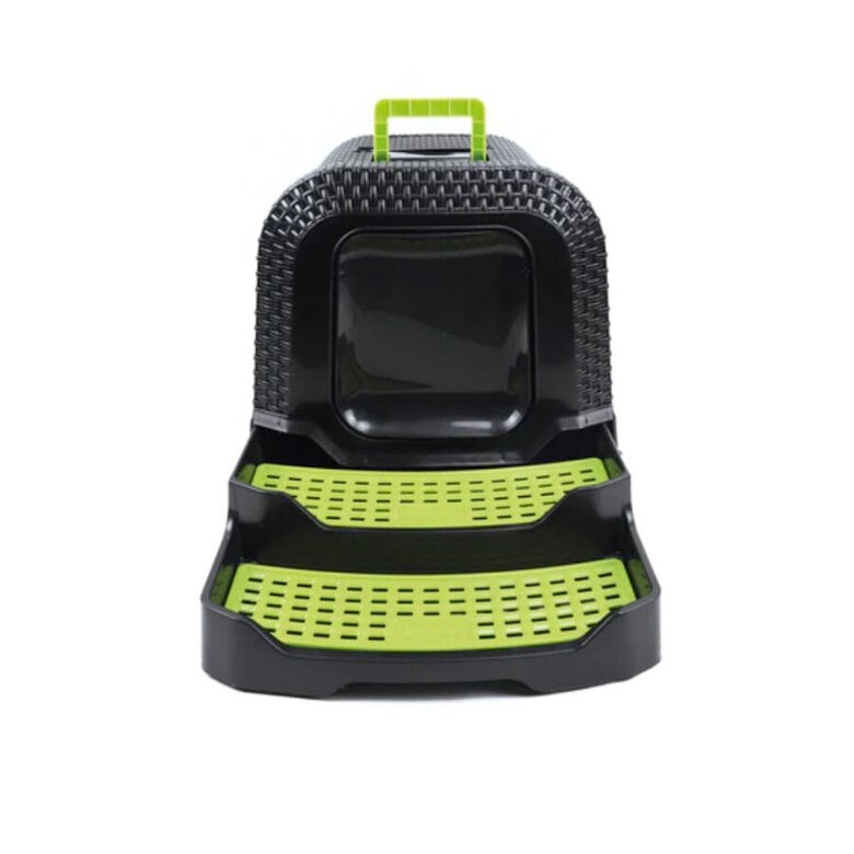 M-Pets Eco Rattan Caixa de Areia Preta para gatos ,  Imagem número 1 M-Pets Eco Rattan Caixa de Areia Preta para gatos , , large Imagem número 1