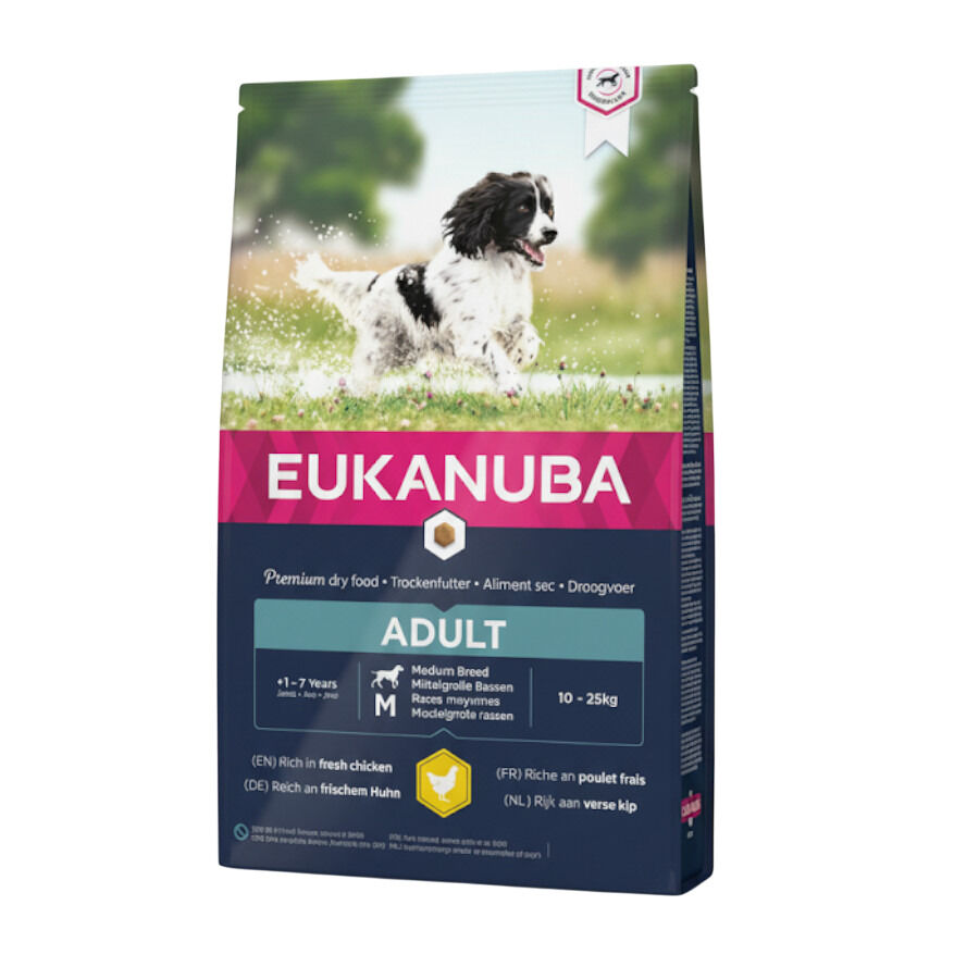 15 kg Eukanuba Adult Medium Frango para c&atilde;es, , large Imagem n&uacute;mero 3