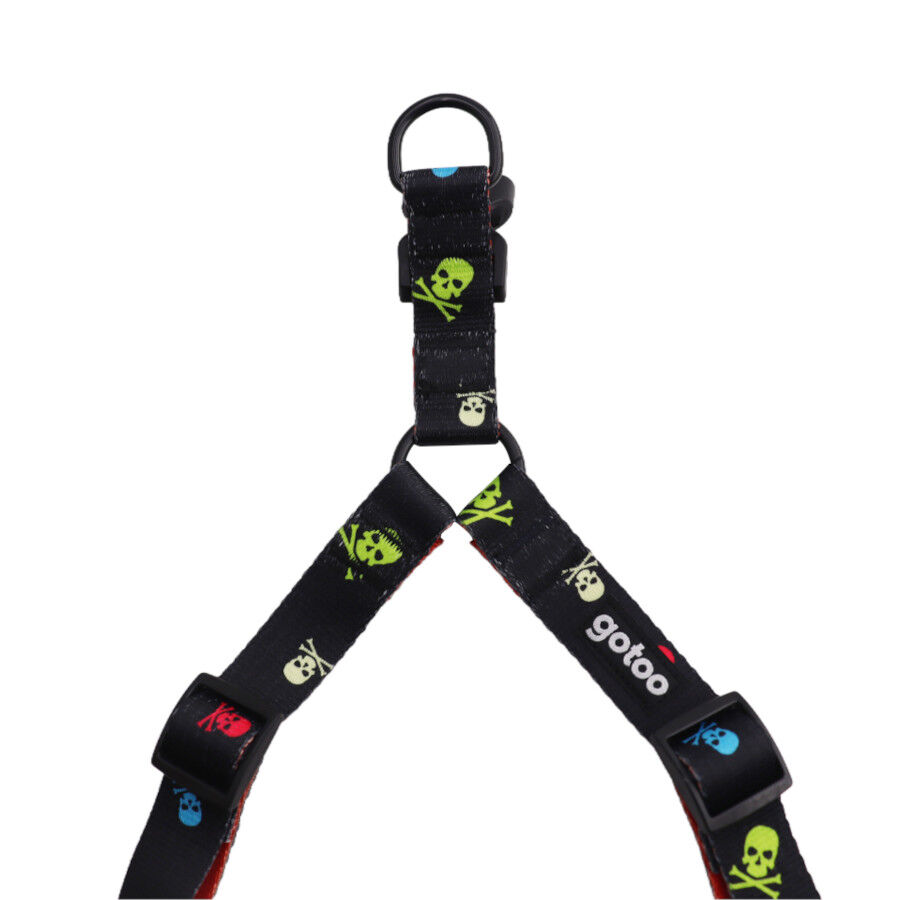 Gotoo Peitoral estampado cinza para c&atilde;es, , large Imagem n&uacute;mero 3